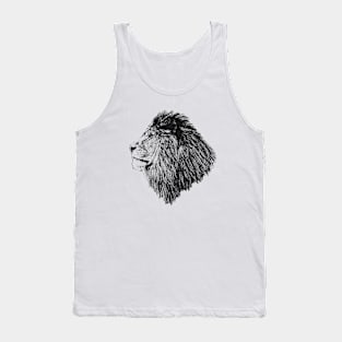 Lion portrait Tank Top